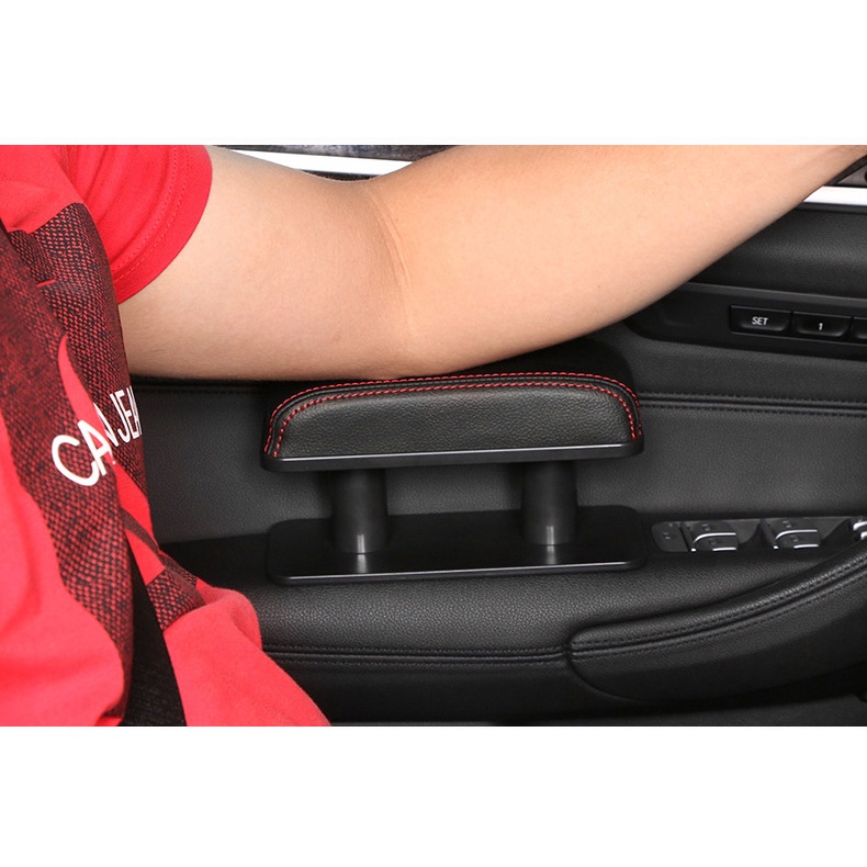 Bệ Tỳ Tay Ô Tô Da Cao Cấp - Đệm Tỳ Tay Chống Đau Mỏi Khi Lái Xe