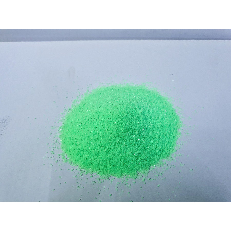 1KG CÁT THẠCH ANH XANH LÁ NHẠT TRANG TRÍ HỒ CÁ NON BỘ