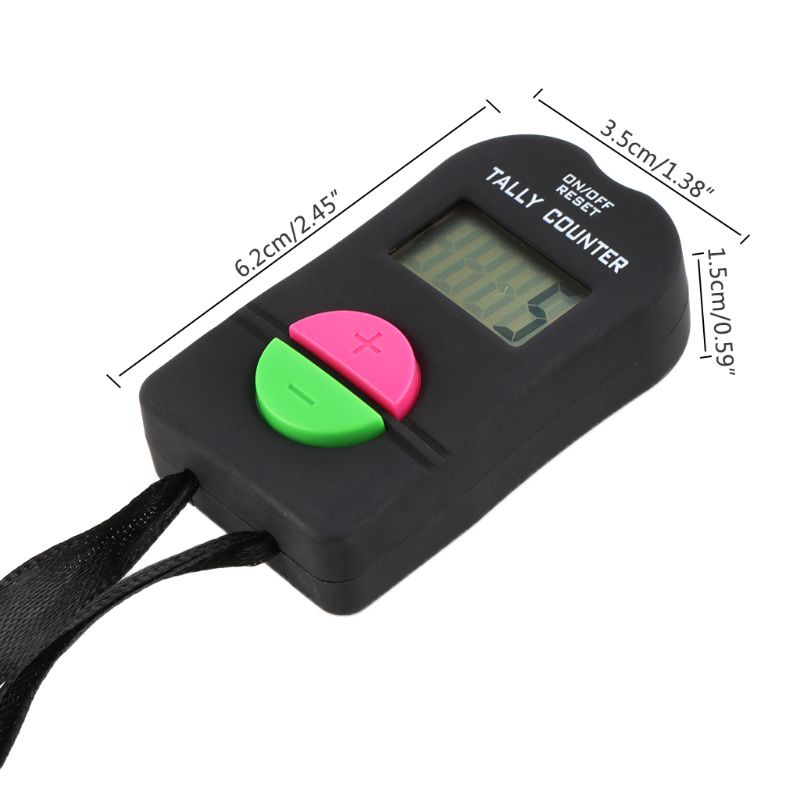 Runny Nâng Cấp Đồng Hồ Đếm Số Điện Tử Cầm Tay Cho Người Chơi Golf ADD / Stract