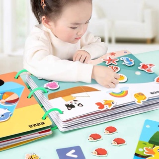 Học Liệu Montessori Bóc Dán 17 Chủ Đề Hàng Loại 1, Đồ Chơi Giáo Dục Sớm Cho Bé