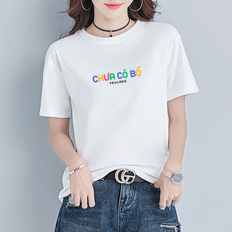 Mẫu áo thun chưa có bồ, đã có bồ, yêu là đủ , vải cotton dày mịn mát, unisex nam nữ độc đẹp giá rẻ