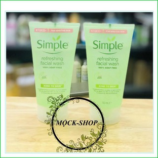 Sữa Rửa mặt Simple Kind to Skin Refreshing Facial Wash