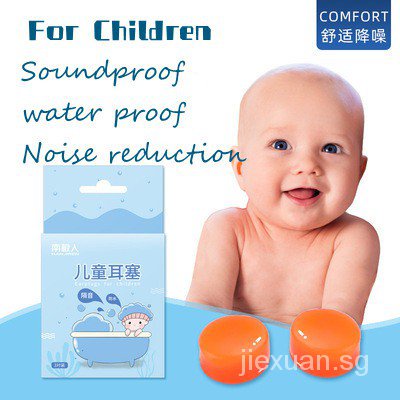 Set 3 Cặp Nút Bịt Tai Bằng Silicone Mềm Kích Thước Lớn Dành Cho Bé Khi Đi Bơi/Máy Bay