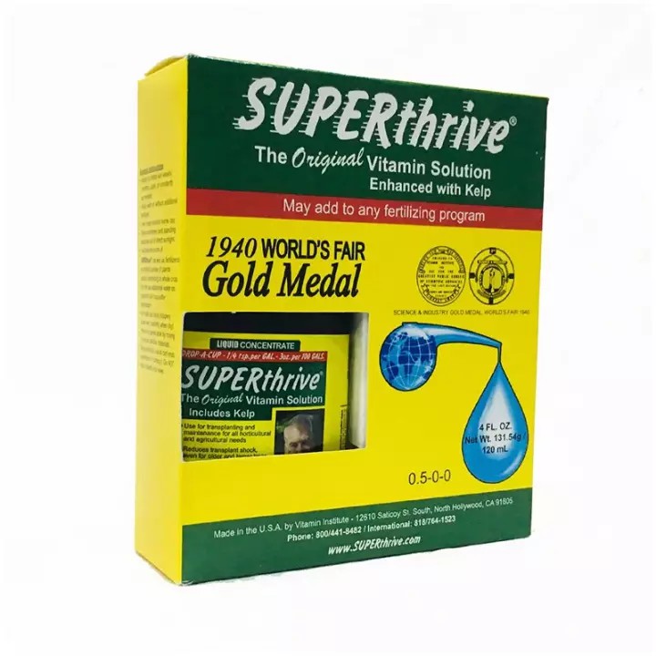 Superthive - Hormon kích thích tăng trưởng hoa lan, cây cảnh lọ 120ml nhập nguyên tem từ Mỹ