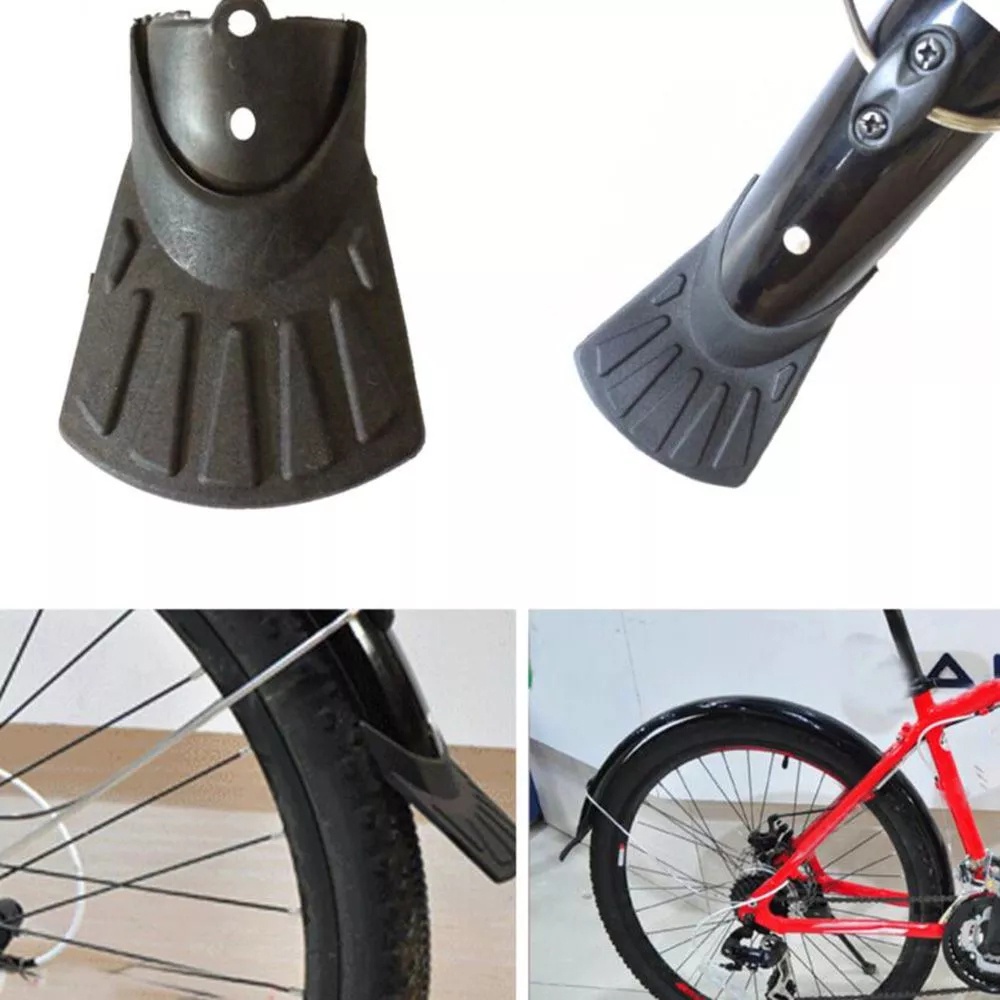 FENDER Tấm chắn bùn bằng nhựa màu đen siêu bền cho xe đạp MTB