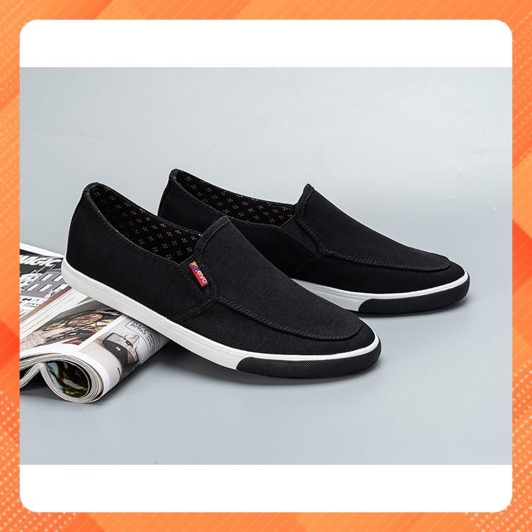 Giày lười nam - Slip on nam vải - Mã A1696 | BigBuy360 - bigbuy360.vn