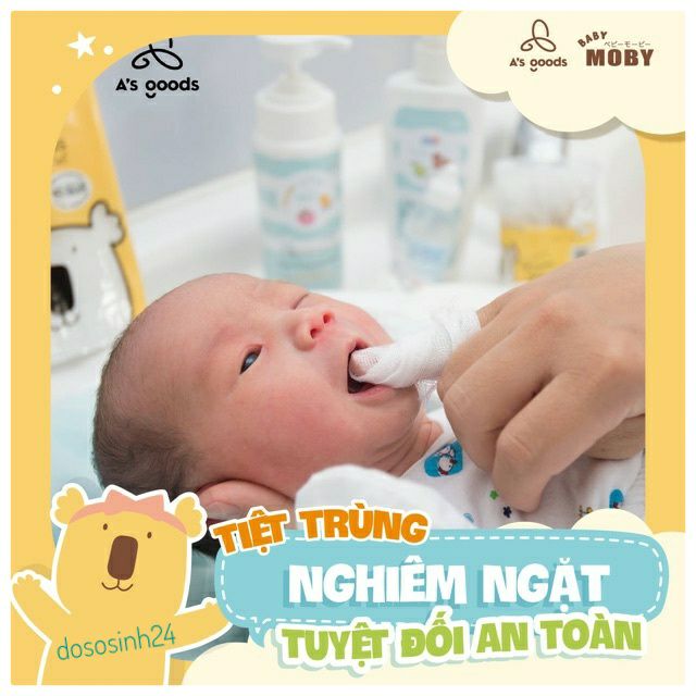 Moby - Gạc rơ lưỡi Baby Moby