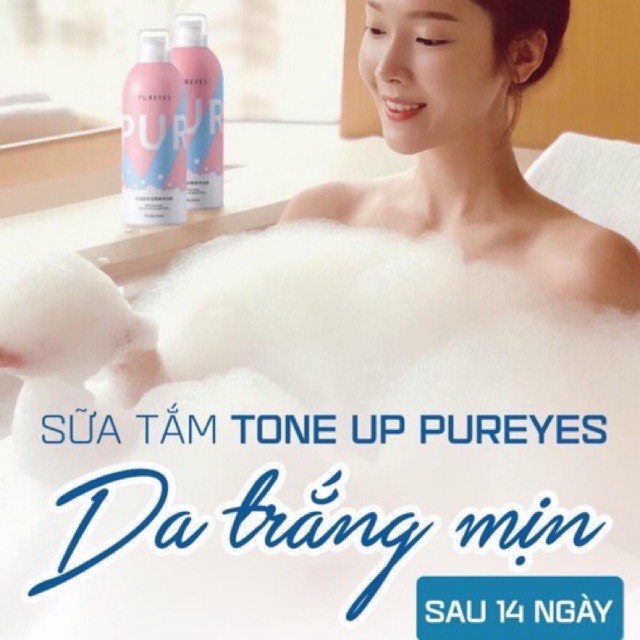 Sữa Tắm Dưỡng Ẩm Trắng Da Pureyes 350ml