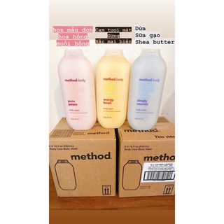 Sữa tắm Method body Úc