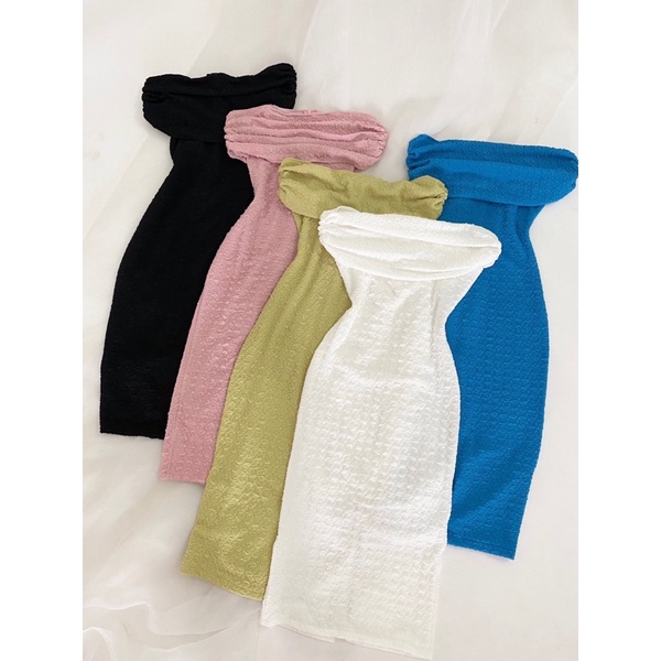 Đầm Bệt Vai Thun