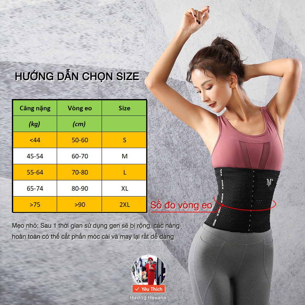 Gen bụng thông hơi giảm eo cắt mỡ sau sinh M+ FPG01