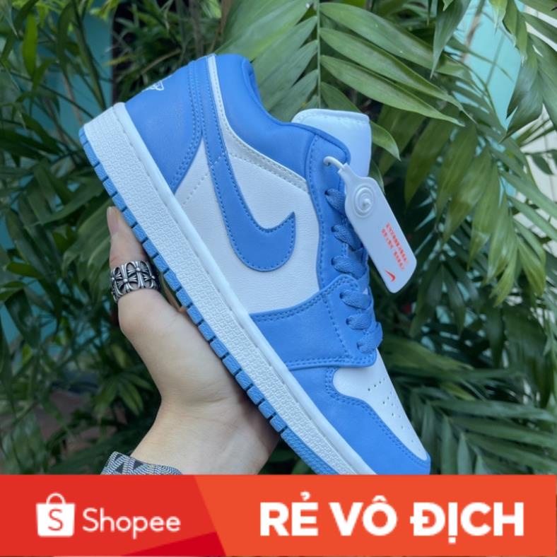 Giày JD1 Low UNC | Xanh Trắng