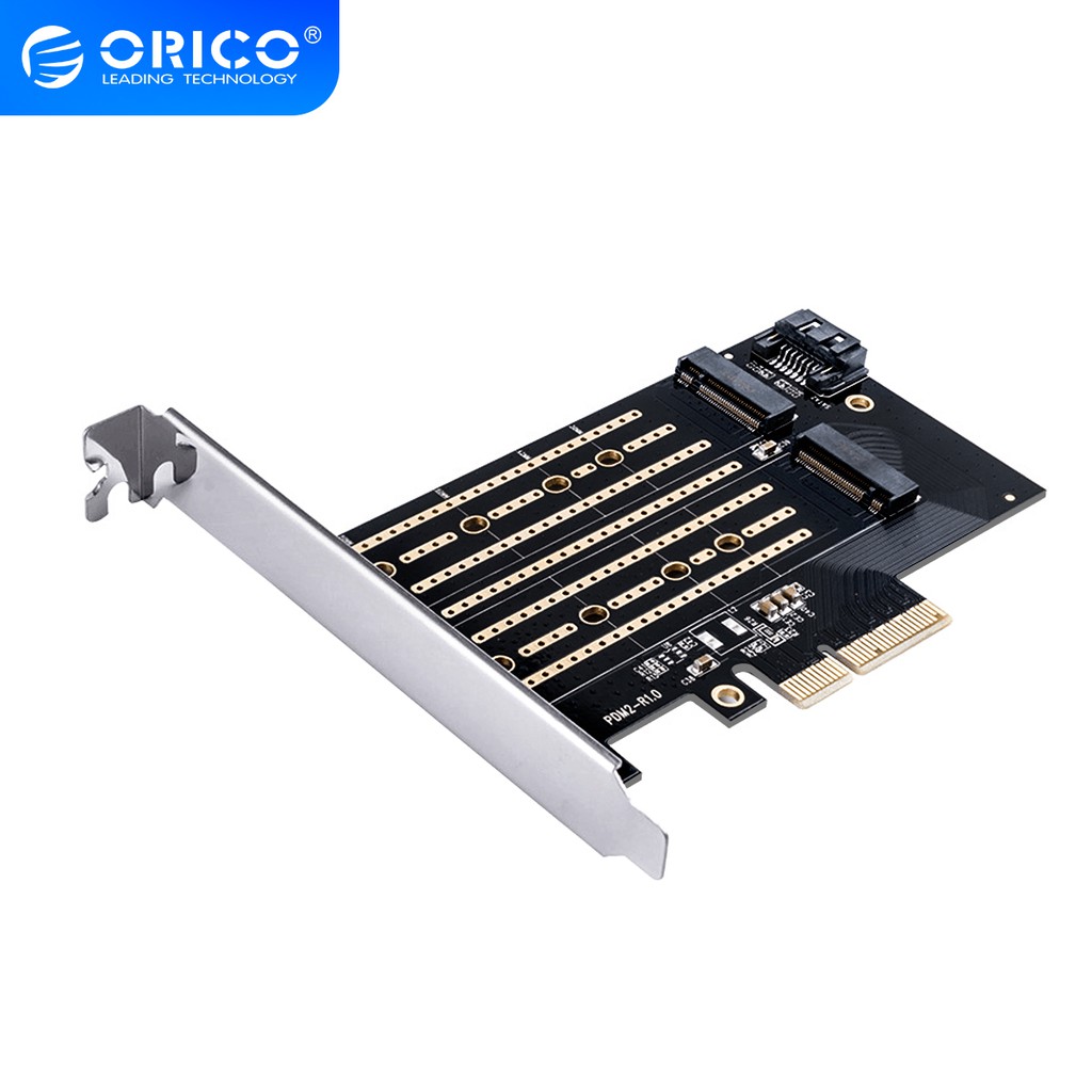 Thẻ mở rộng ORICO NVME sang PCI-E 3.0 X4 kênh kép hỗ trợ giao thức SATA(PDM2)