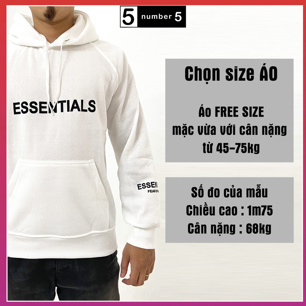 Áo Hoodie Nỉ Có Mũ Form Rộng NUMBER5 Nhiều Màu Unisex Nam Nữ Ulzzang [ES] | BigBuy360 - bigbuy360.vn