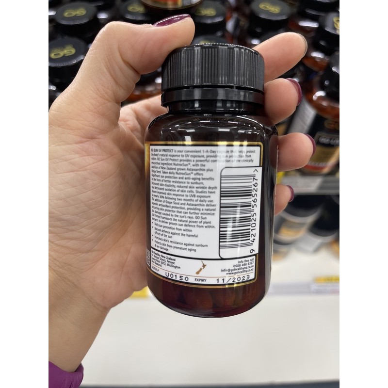 Viên uống chống nắng Go Healthy | Thế Giới Skin Care