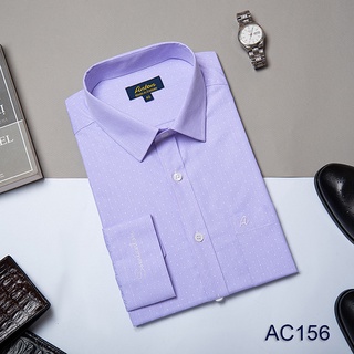 Áo Sơ Mi Nam Công Sở Trung Niên Anton Somianton Dài Tay Tím Chấm Bi Vải Cotton – XAC156