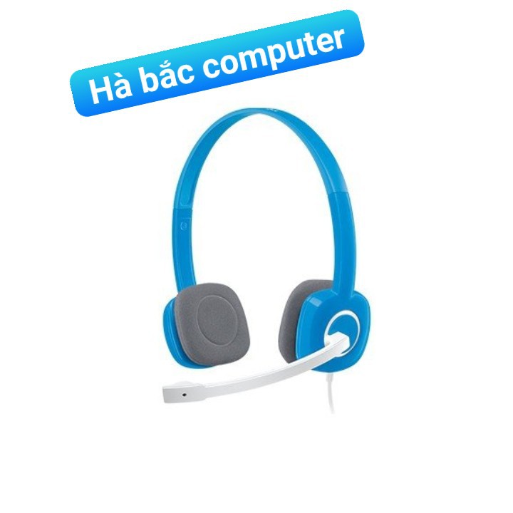 Tai Nghe Có Mic Logitech H150 - Headphone Hỗ Trợ Học Online Và Nghe Nhạc - TAI NGHE MÀU XANH