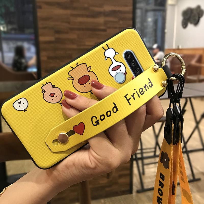 Ốp điện thoại mềm chống bụi chống nước họa tiết hoạt hình thời trang cho LG Q51