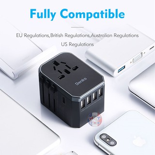  Sạc đa năng du lịch Benks Magic Box 6 in 1 Universal Travel Adapter