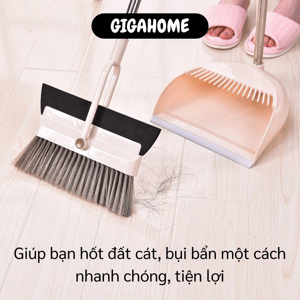 Chổi Quét Nhà Thông Minh GIGAHOME Bộ Chổi Kèm Xẻng Hốt Rác Và Gạt Nước 3in1 Tiện Lợi 10072