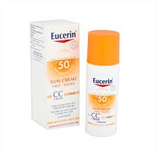 [VŨ KHÍ CHỐNG NẮNG] EUCERIN KEM CN TRANG ĐIỂM - SUN FACE TINTED CC CREAM SPF50+