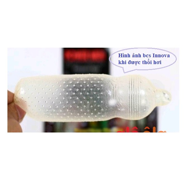 Bao Cao Su Gân Gai Innova Vàng Hộp 12 Bao