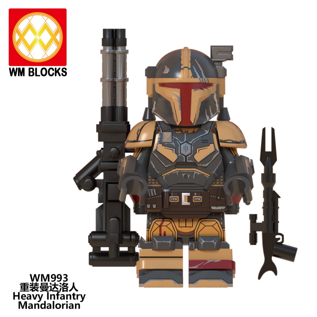 Đồ chơi trẻ em Mandalorian Star Wars Đồ chơi Khối xây dựng lắp ráp nhỏ lego minifigures
