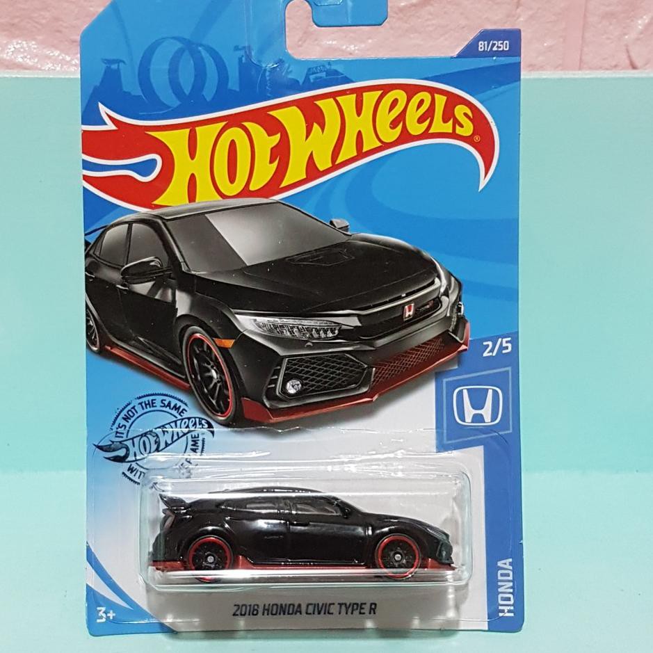 HOT WHEELS Bánh Xe Hơi Jdm Honda 2018 Civic Ef Type R City Turbo S2000 Aem Màu Xanh Đỏ