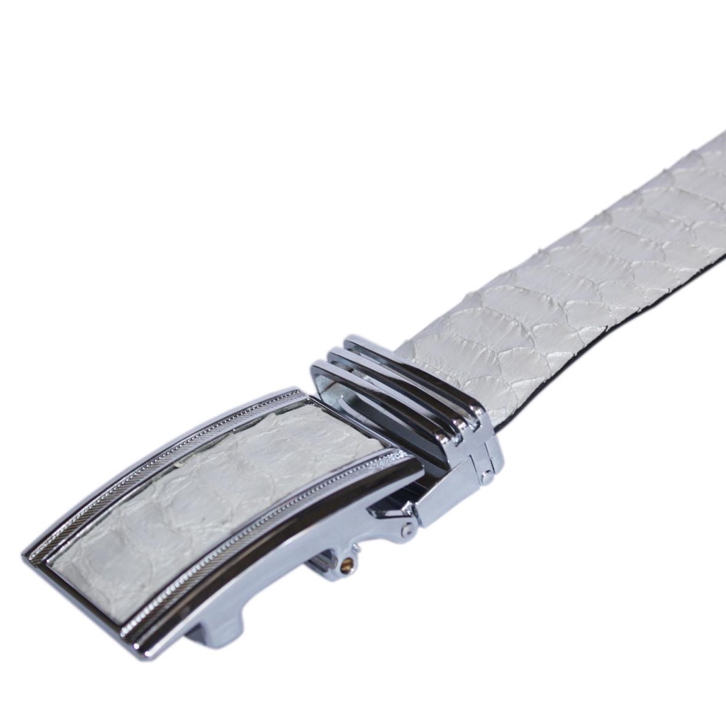 Thắt lưng nam da trăn Huy Hoàng vip 4P màu da nguyên thủy, đen, trắng, nâu HP4331-32-35-42