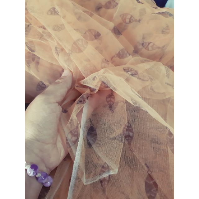 Lưới màu vàng họa tiết