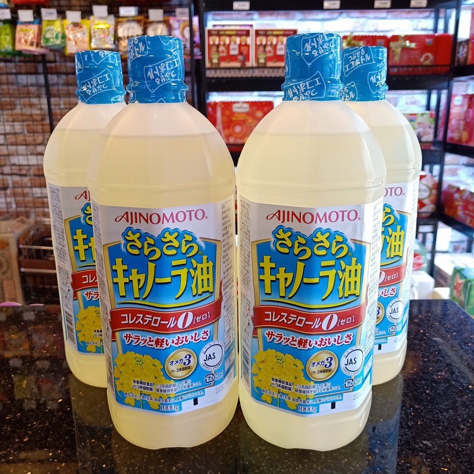 Dầu ăn hoa cải Ajinomoto 1000ml hàng Nhật nội địa LIKE TOKYO