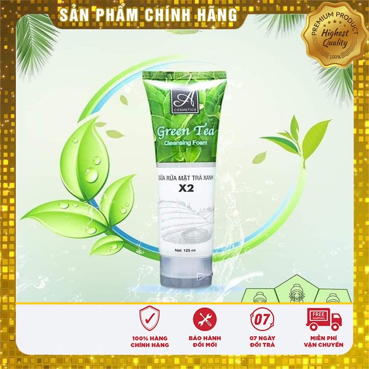 [Chính Hãng] Sữa rửa mặt trà xanh X2 mỹ phẩm Phương Anh A cosmetics