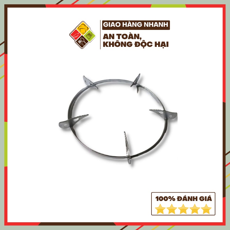 Kiềng inox BEHOMEMALL kiềng đặt bếp nướng chắc chắn, tiện lợi