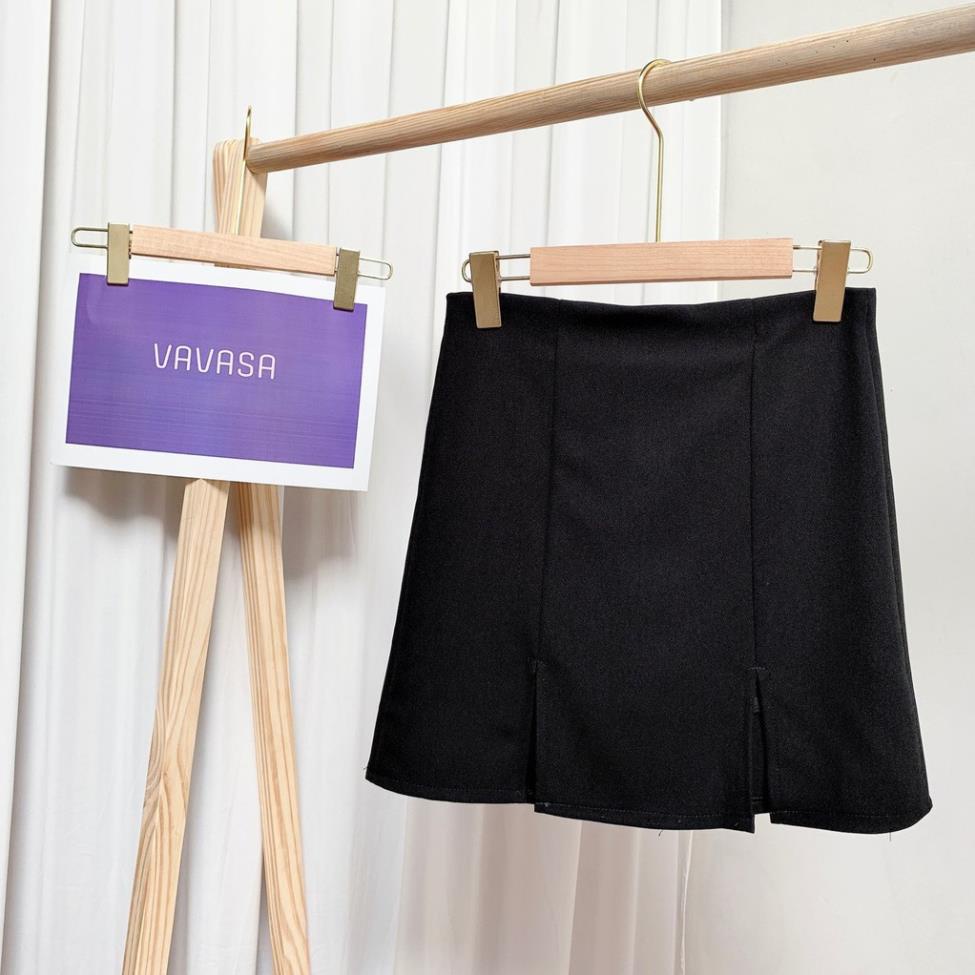 Chân váy chữ a ngắn lưng cao công sở bigsize xẻ tà  CV06 | BigBuy360 - bigbuy360.vn