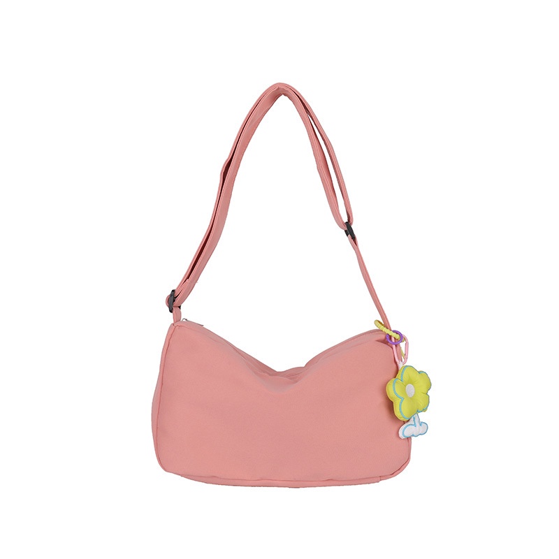 Túi xách vải bạt màu trơn sức chứa lớn thời trang nữ 2022