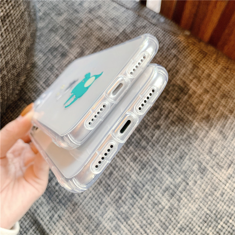 Ốp Điện Thoại Trong Suốt In Hình Khủng Long Hàn Quốc Cho Iphone 12 I11 Pro Max Se2 Xr | BigBuy360 - bigbuy360.vn