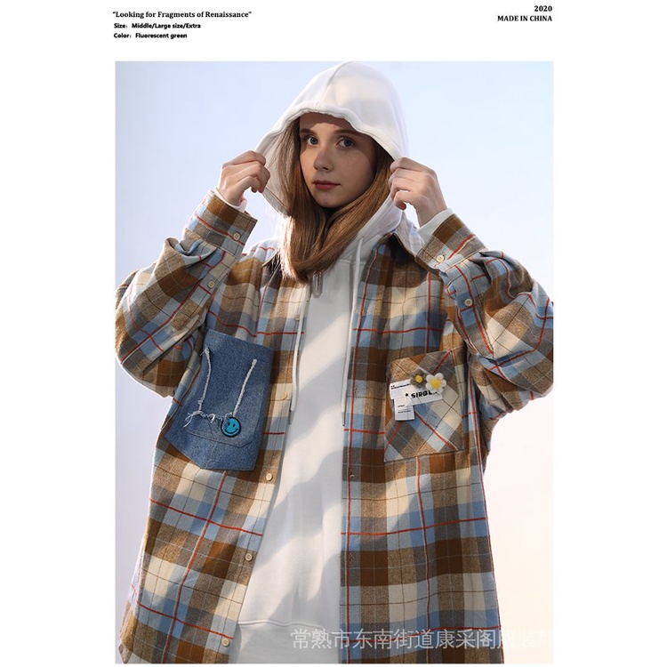 Áo Sơ Mi Nam Dài Tay Họa Tiết Kẻ Sọc Ca Rô Thời Trang Đường Phố