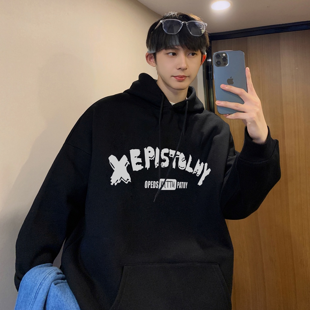 Áo Hoodie In Chữ Thời Trang Dành Cho Nam
