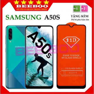 Kính Cường Lực SamSung A50S - Cao Cấp - Full màn hình 11D - Độ cứng 9H - Độ trong suốt cực cao [FreeShip_50K] . .