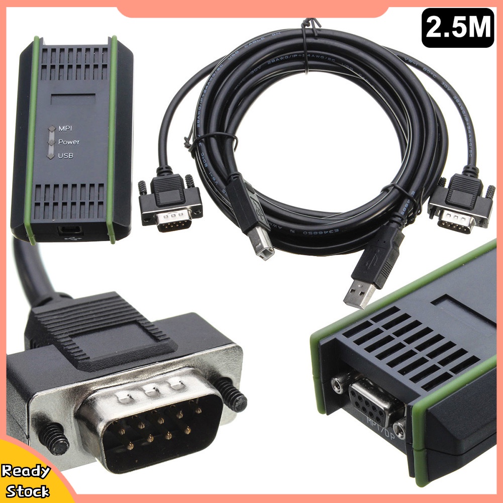 Bộ dây cáp lập trình PLC kết nối USB 2.5m cho S7-200/300/MPI 6ES7972-0CB20-0XA0