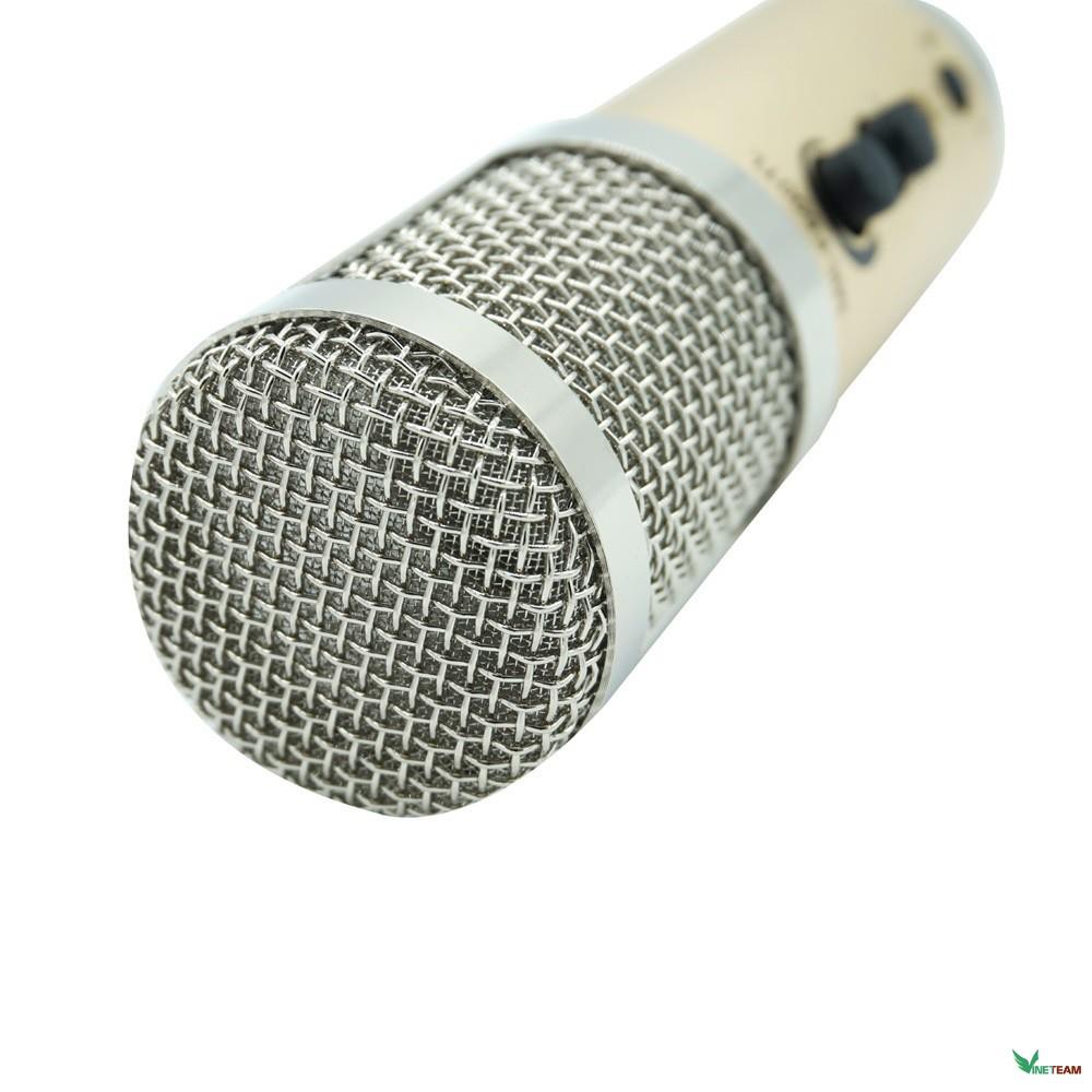 Micro livestream 3trong1 MK-F500TL BH 6 tháng - Micro thu âm cho điện thoại và máy tính MK F500TL - Micro karaoke F500