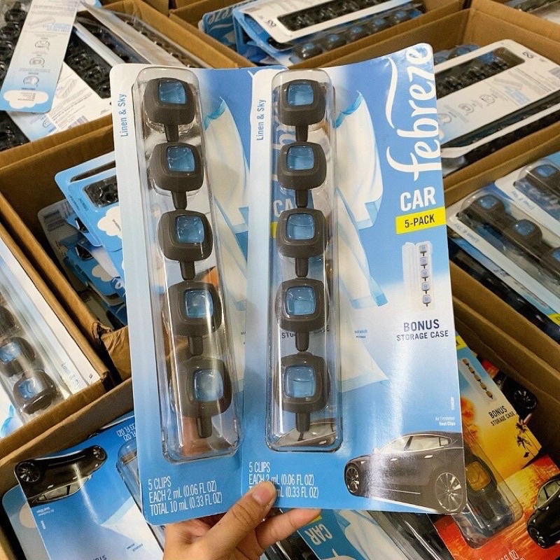 Nước Hoa Ô Tô Febreze Cao Cấp Kẹp Cửa Gió Điều Hòa Xe Hơi Febreze Car