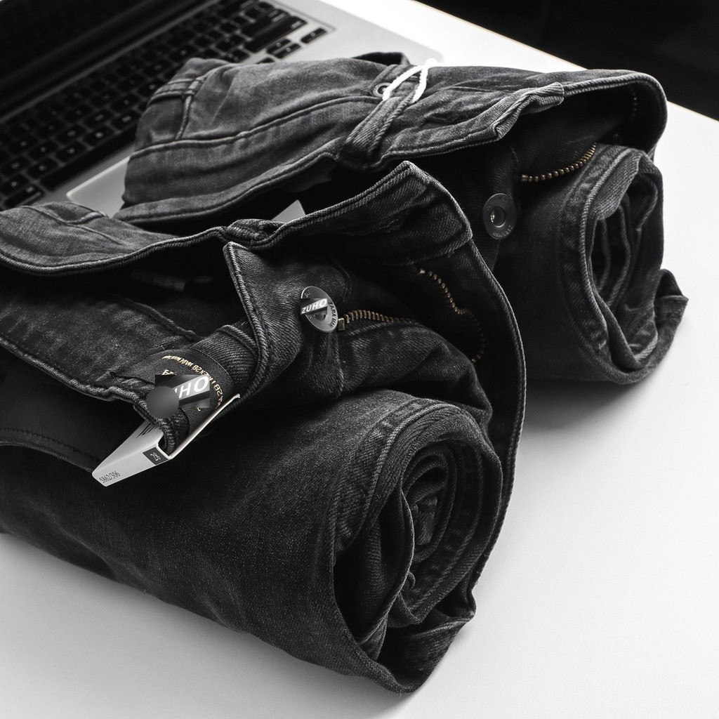 Quần jean nam xám xước nhẹ DÁNG THẤP 1M68 ĐỔ LẠI cao cấp hàng chất lượng chuẩn from slimfit đẹp như hình | BigBuy360 - bigbuy360.vn