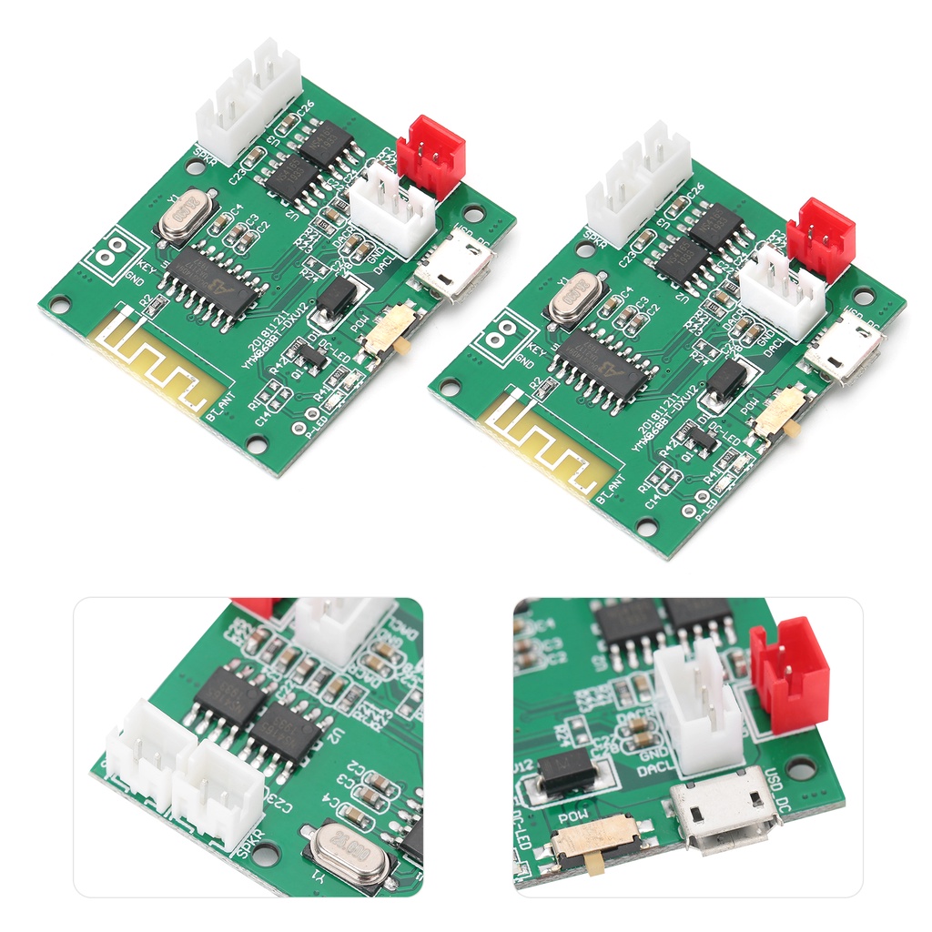 Cặp bảng mạch khuếch đại âm thanh cho loa bluetooth 5.0 TWS 3.7 5V chất lượng cao