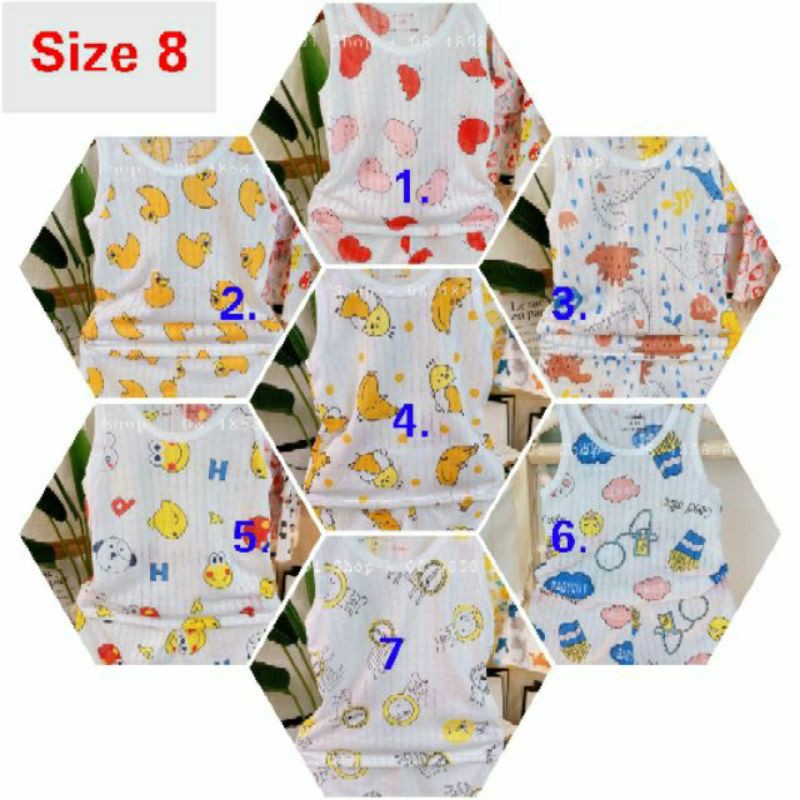 Bộ Cotton giấy bé 15_25kg - Hàng loại 1