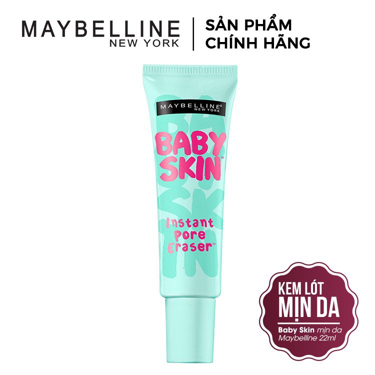 Kem Lót Mịn Da Che Khuyết Điểm Maybelline New York Baby Skin Pore Eraser Primer 22ml | BigBuy360 - bigbuy360.vn