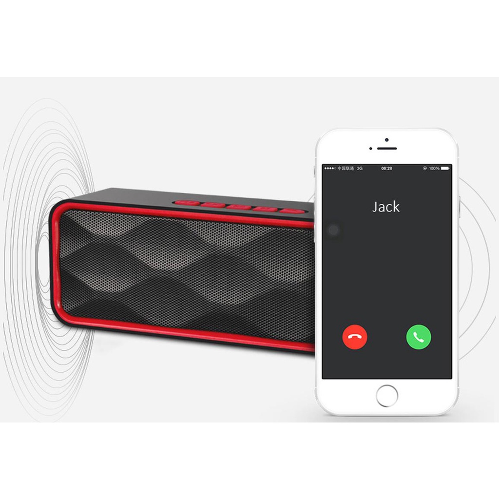 Loa Bluetooth mini không dây S211 Cho Điện Thoại, Máy Tính- Kết nối không dây đến điện thoại, máy tính