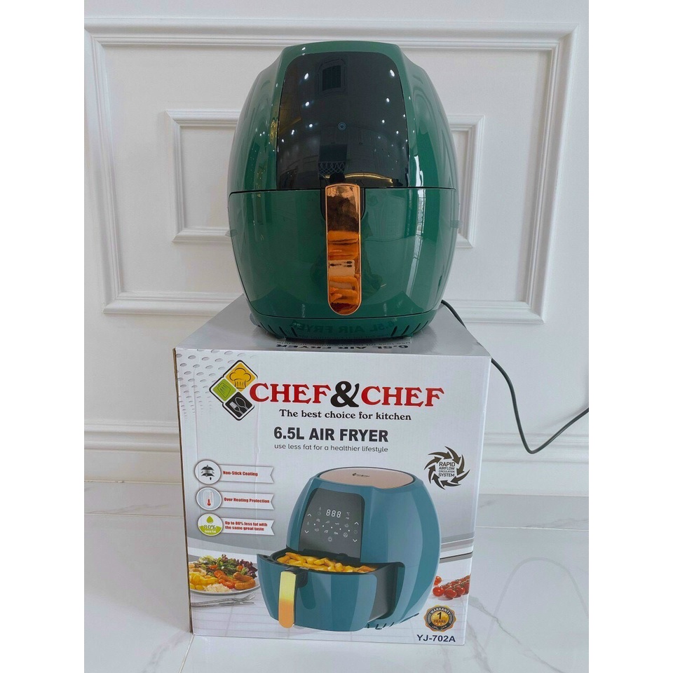 NỒI CHIÊN KHÔNG DẦU CHEF&amp;CHEF DUNG TÍCH 6,5L