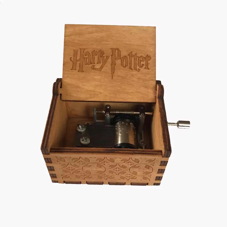 Hộp Nhạc Bằng Gỗ Chủ Đề Phim Harry Potter