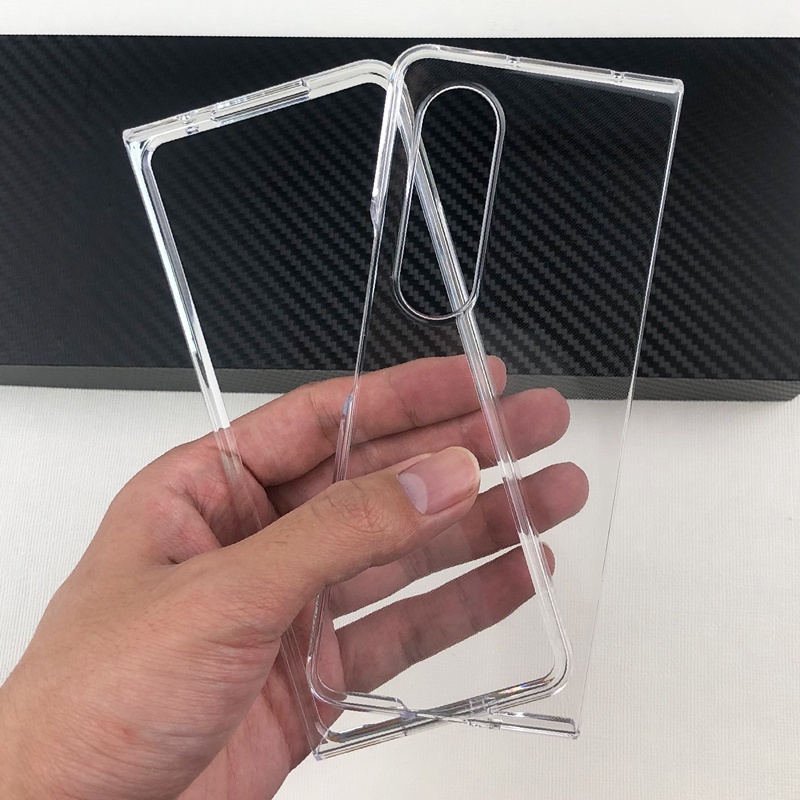 Ốp Điện Thoại PC Cứng Trong Suốt Bảo Vệ Toàn Diện Cho Samsung Galaxy Z Fold4 Fold3 Fold2 Fold 4 3 2 ZFold4 5G